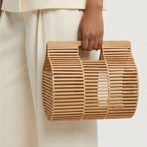 Large Bamboo Bag -Round